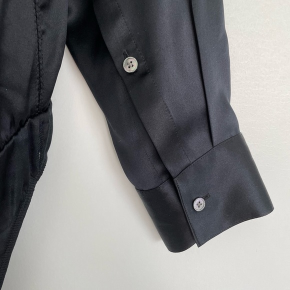 T by Alexander Wang Bodysuit Silk Blouse - Picture 8 of 9